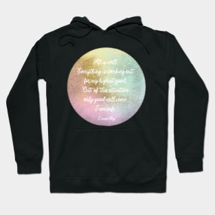 Inspirational quote Louise Hay Sticker Hoodie